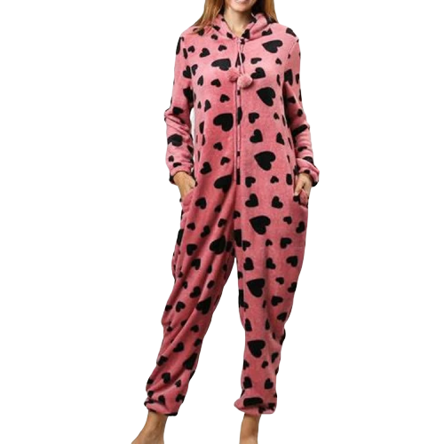 Heart Onesie Pajamas