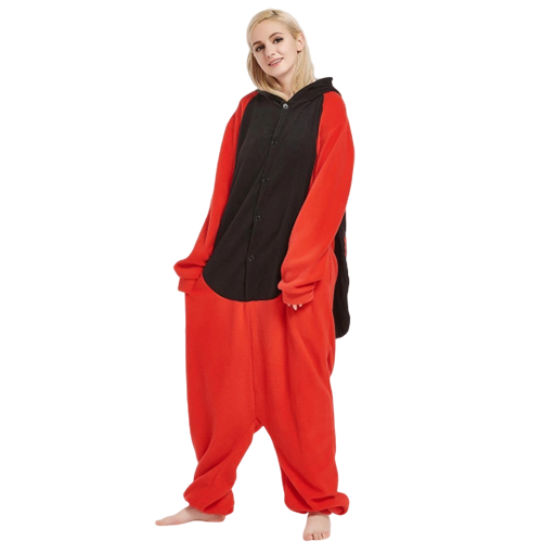 Ladybug Onesie Pajamas