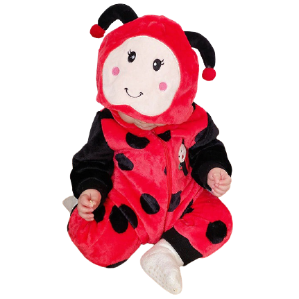 Baby Ladybug Onesie Pajamas