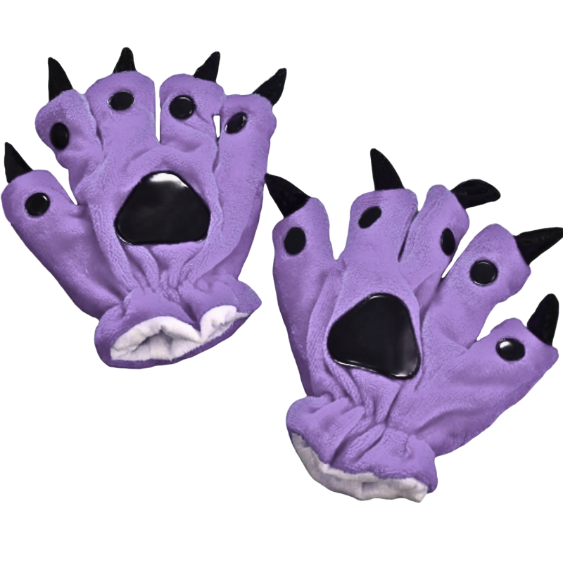 Purple Claw Gloves