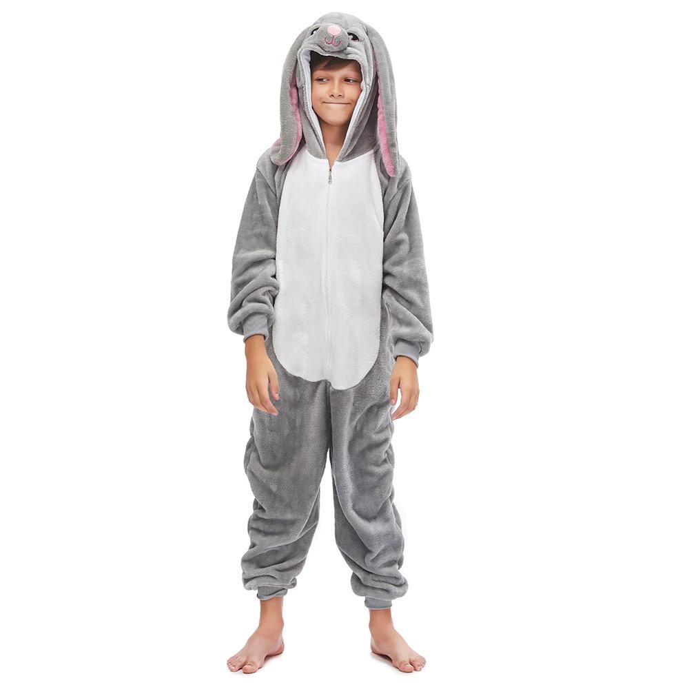 Kids Bunny Onesie Pajamas