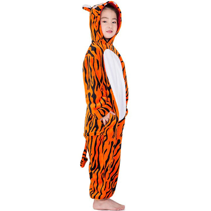 Kids Tiger Onesie Pajamas