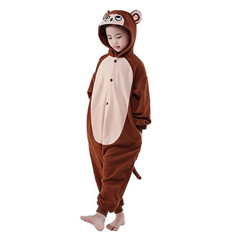 Kids Monkey Onesie Pajamas