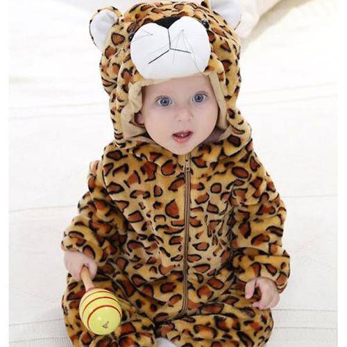 Baby Leopard Onesie Pajamas