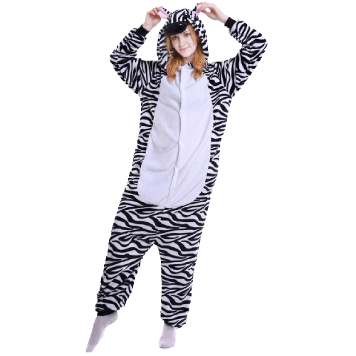 Zebra Onesie Pajamas