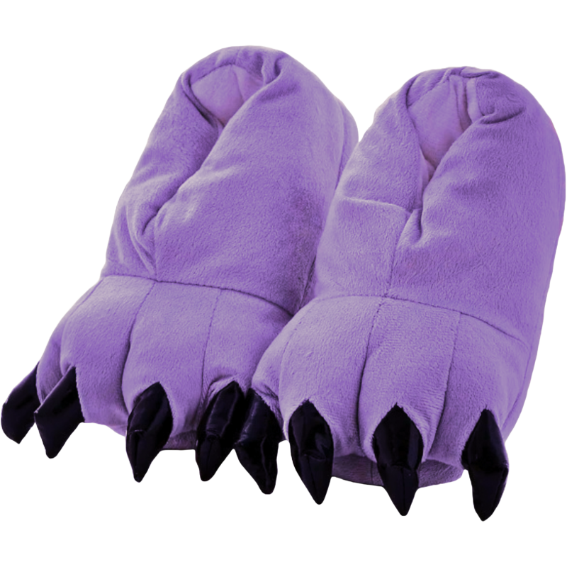 Purple Claw Slippers