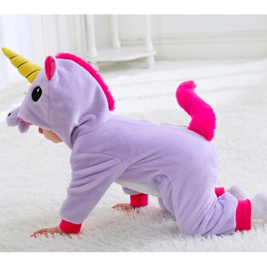 Baby Unicorn Fleece Onesie