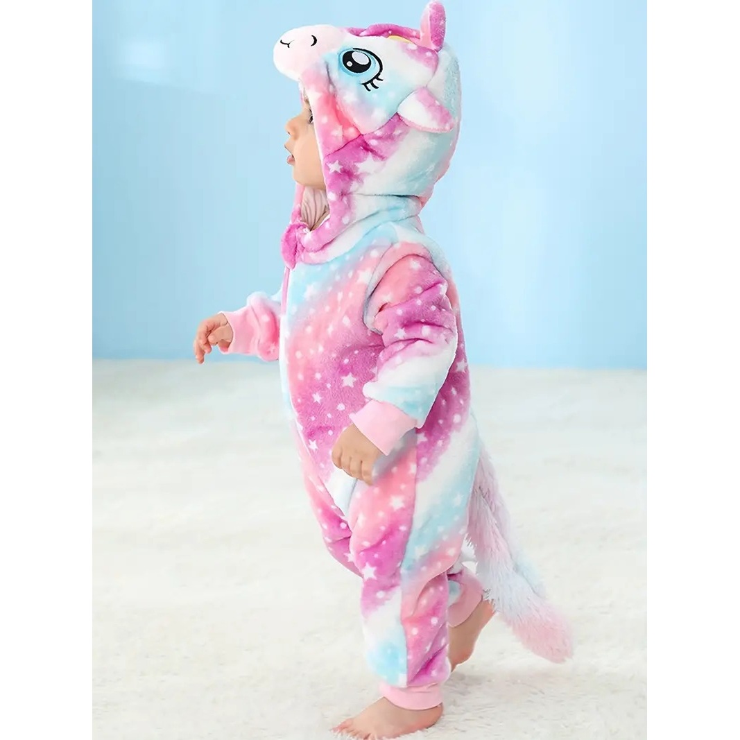 Baby Unicorn Hooded Kigurumi